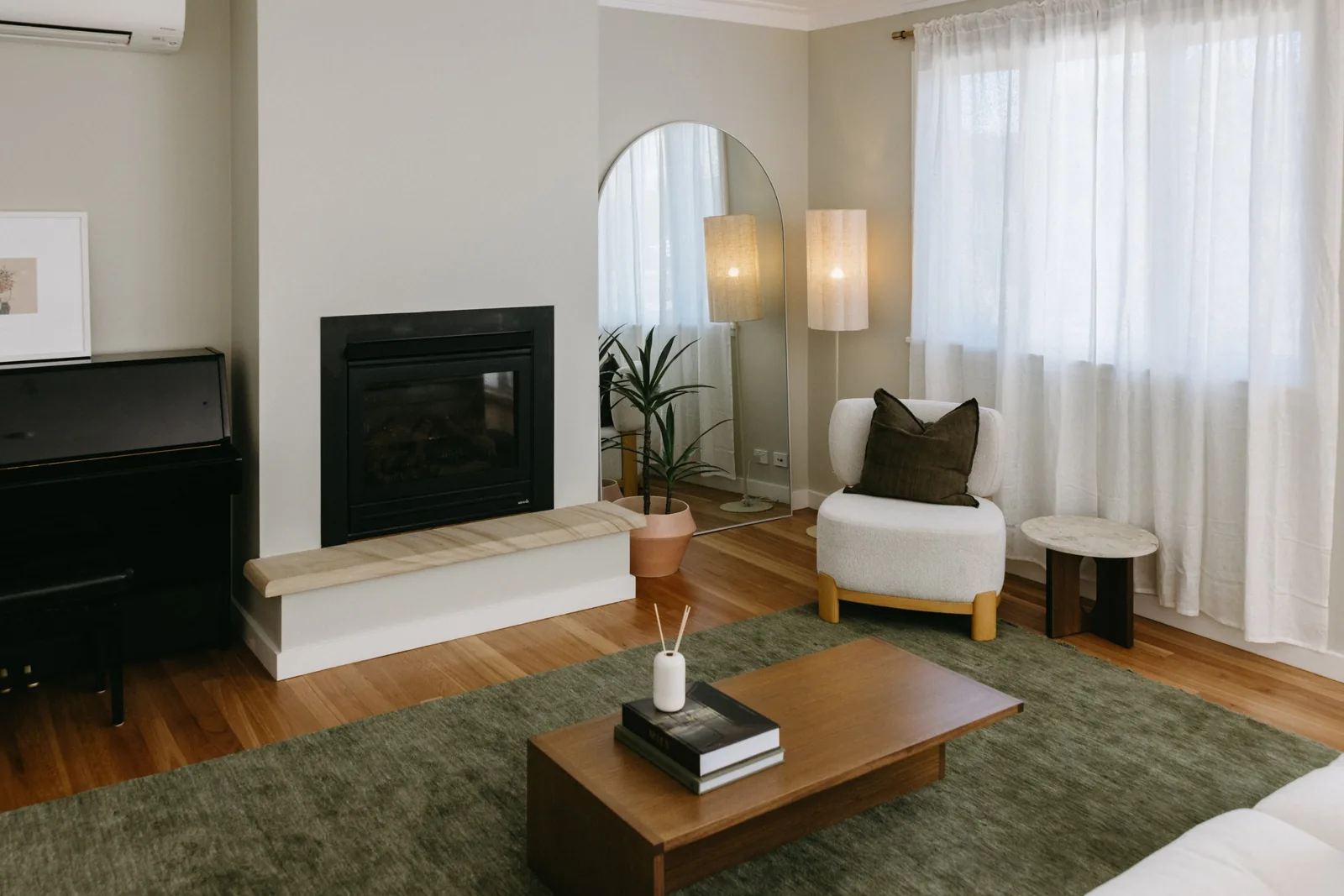 Living room after renovation