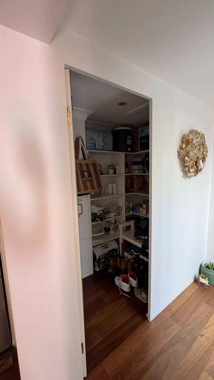 The old walk-in pantry before renovation
